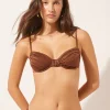 Balconette Bikini Shiny Satin