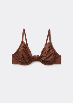 Balconette Bikini Shiny Satin