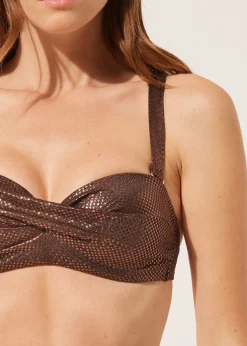 Bandeau Relleno Ligero Bikini Light Reflections
