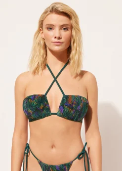 Bandeau Relleno Ligero Bikini Night Foliage