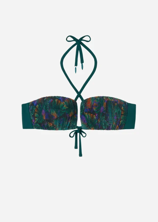 Bandeau Relleno Ligero Bikini Night Foliage