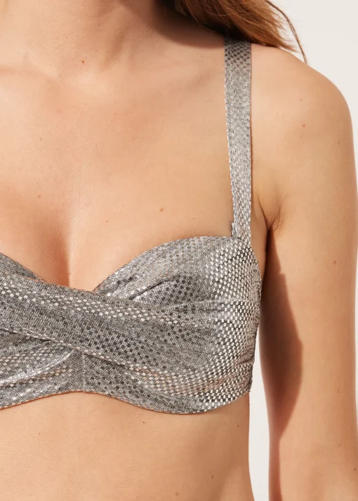 Bandeau Relleno Ligero Bikini Light Reflections