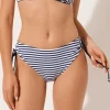 Bikini Braguita Clásica Alta con Cordón Nautical Stripes