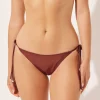 Bikini Braguita Clásica Cordones Metallic Skin