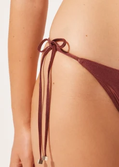 Bikini Braguita Clásica Cordones Metallic Skin