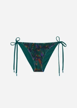 Bikini Braguita Clásica Cordones Night Foliage