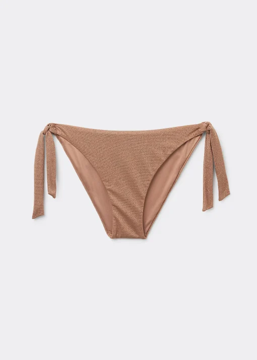 Bikini Braguita Clásica Lazos Golden Gleam