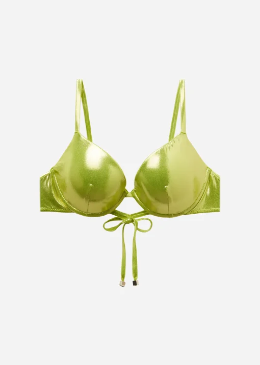 Bikini Push-up Metallic Skin