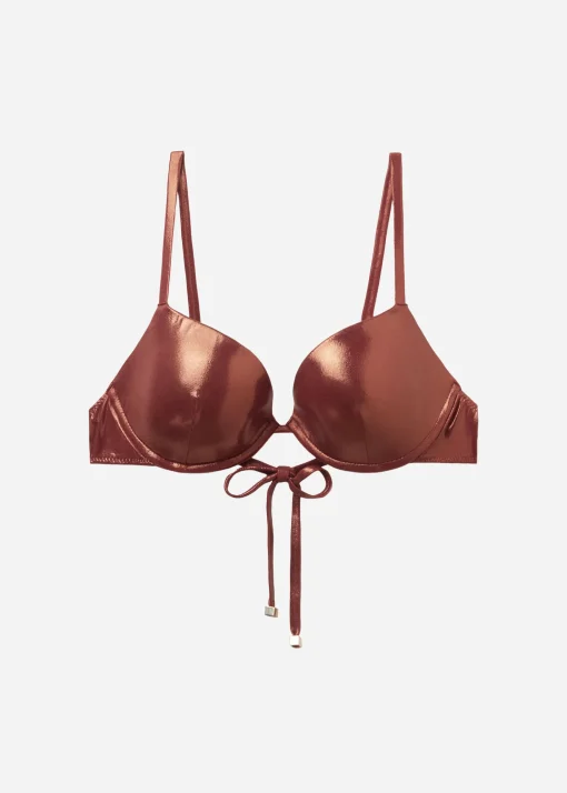 Bikini Push-up Metallic Skin