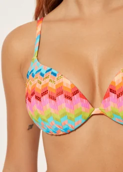 Bikini Push-up Relleno Ligero Rainbow