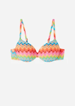 Bikini Push-up Relleno Ligero Rainbow