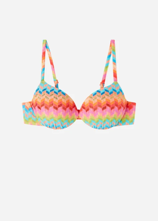 Bikini Push-up Relleno Ligero Rainbow