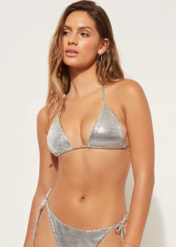 Bikini Triángulo Relleno Extraíble Light Reflections