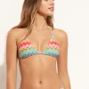 Bikini Triángulo Relleno Extraíble Rainbow