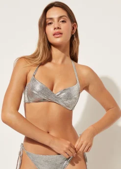 Bikini Triángulo Relleno Gradual Light Reflections