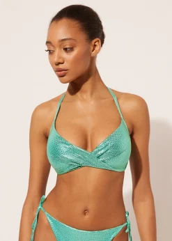 Bikini Triángulo Relleno Gradual Light Reflections