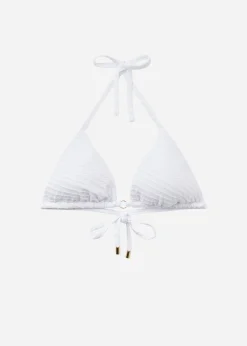 Bikini Triángulo White Waves