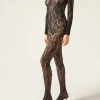Body Cuerpo Entero Encaje Con Flores