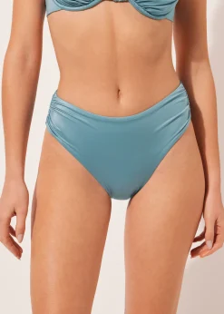 Braguita Alta Bikini Shiny Satin
