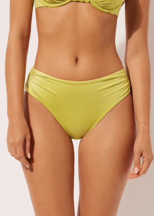 Braguita Alta Bikini Shiny Satin
