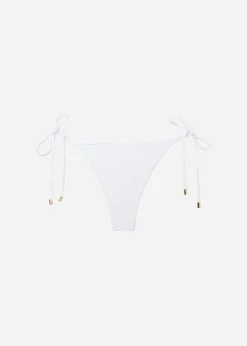 Braguita Bikini Brasileña Cordones White Waves
