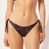 Braguita Bikini Cordones Brown Snake