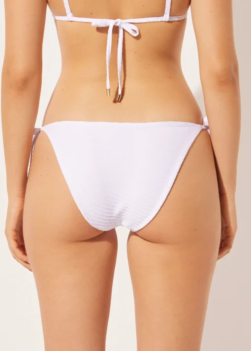 Braguita Bikini Cordones White Waves