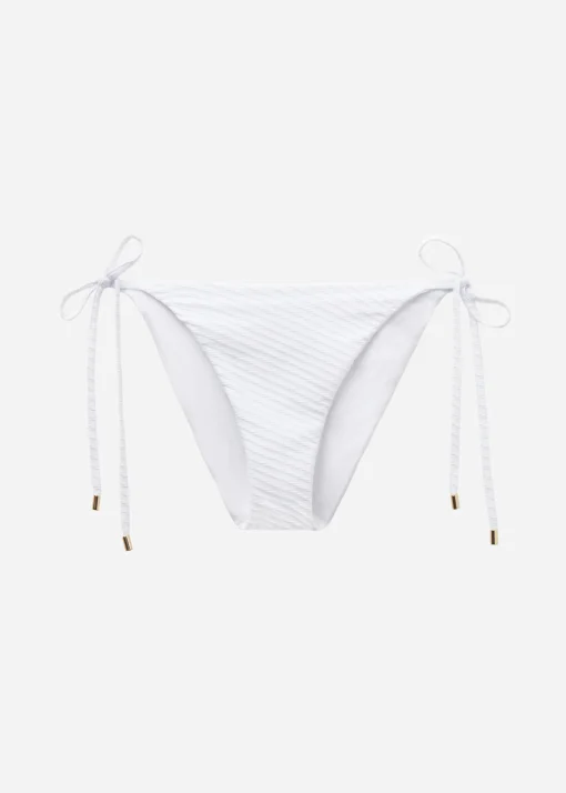 Braguita Bikini Cordones White Waves