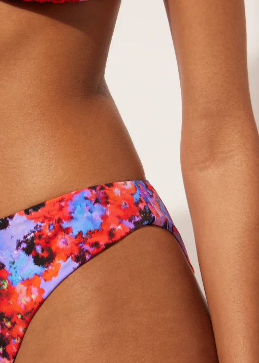 Braguita Clásica Bikini Blurred Flowers