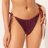 Braguita Cordones Bikini Shiny Satin