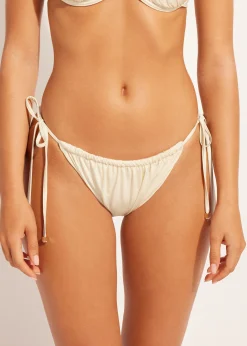 Braguita Cordones Bikini Shiny Satin