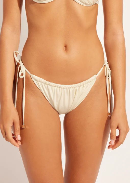 Braguita Cordones Bikini Shiny Satin