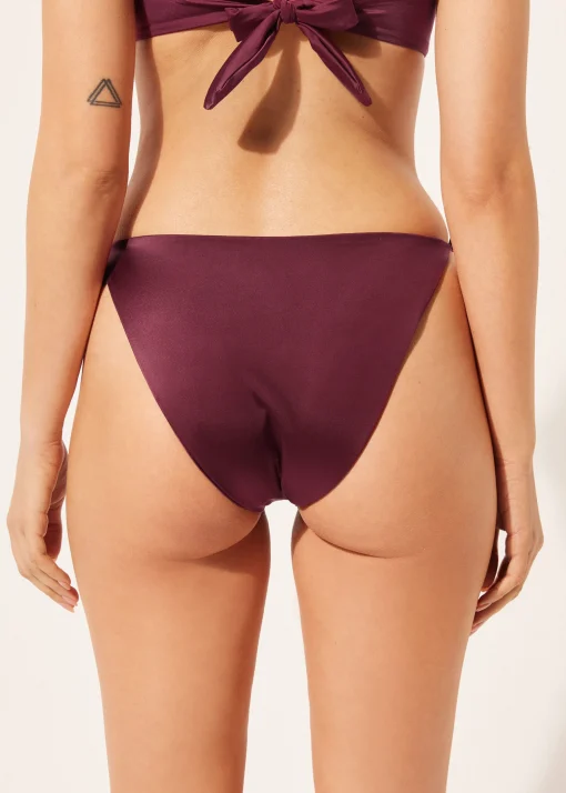 Braguita Cordones Bikini Shiny Satin