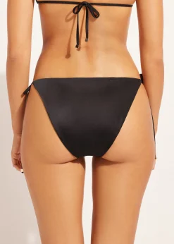 Braguita Cordones Bikini Shiny Satin