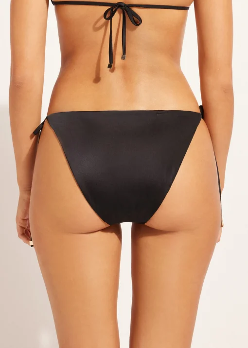 Braguita Cordones Bikini Shiny Satin
