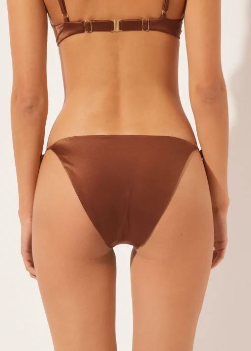 Braguita Cordones Bikini Shiny Satin