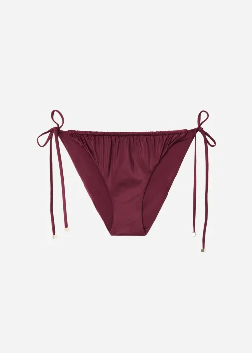 Braguita Cordones Bikini Shiny Satin