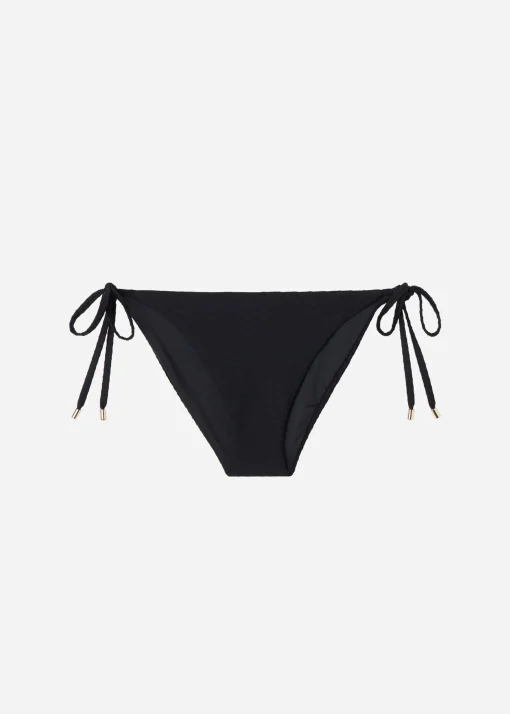 Braguita Cordones Bikini 3D Black Waves