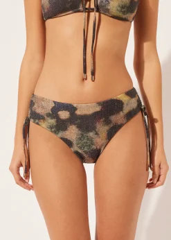 Braguita de Cintura Alta Bikini Sparkling Camouflage