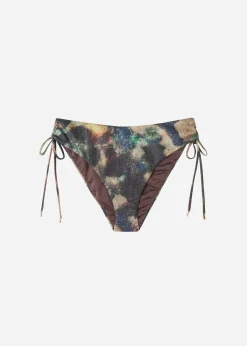 Braguita de Cintura Alta Bikini Sparkling Camouflage