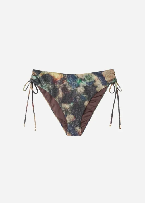 Braguita de Cintura Alta Bikini Sparkling Camouflage