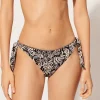 Braguita Lazos Bikini Botanic Black and White