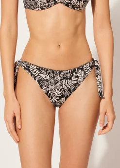 Braguita Lazos Bikini Botanic Black and White