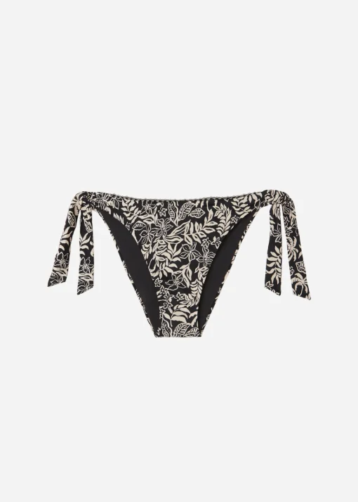 Braguita Lazos Bikini Botanic Black and White