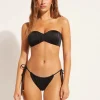 Brasileña Cordones Bikini Shiny Satin