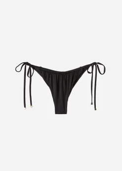 Brasileña Cordones Bikini Shiny Satin