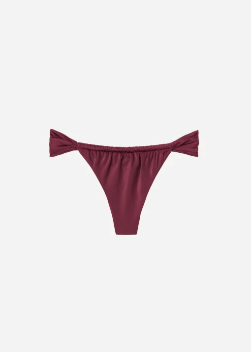 Brasileña Laterales Finos Bikini Shiny Satin