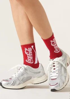 Calcetines Algodón Coca-Cola Con Glitter
