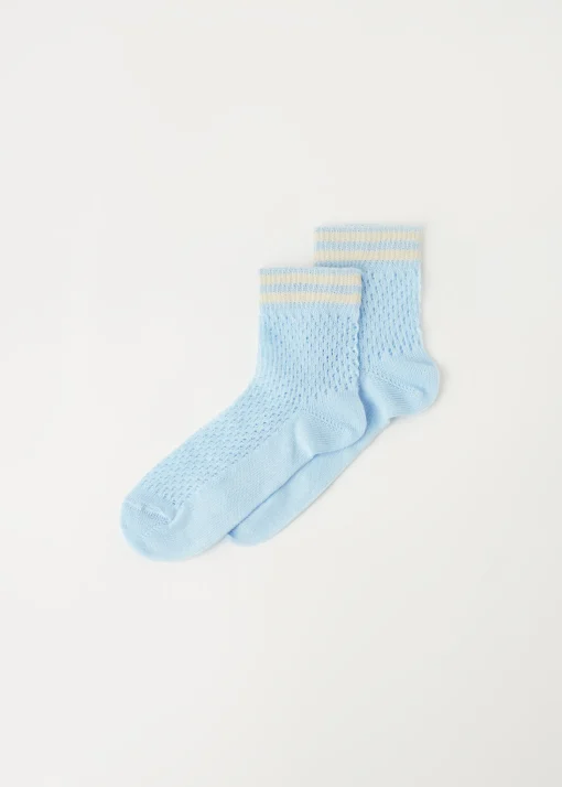 Calcetines Algodón Con Calados