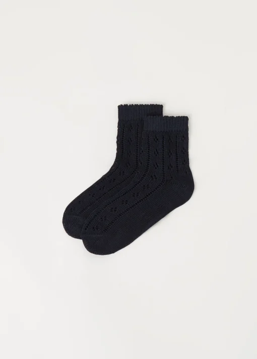 Calcetines Algodón Con Calados